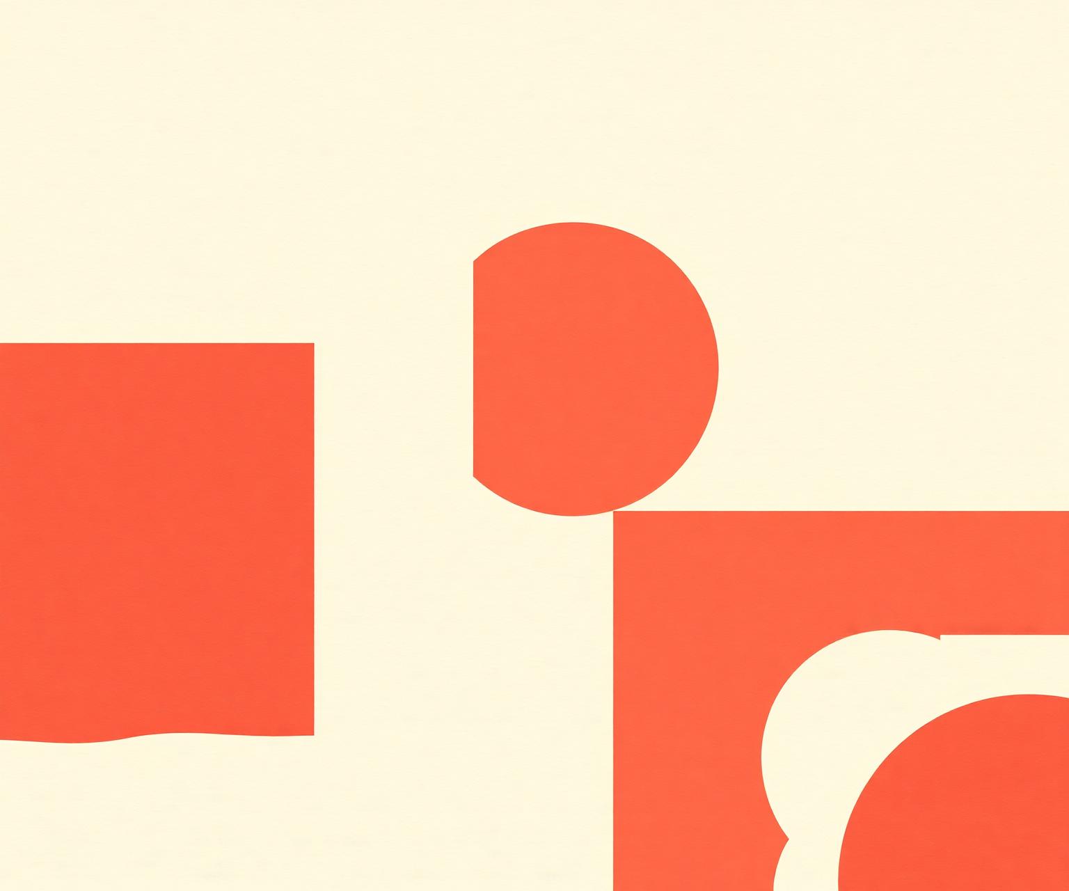 Editorial geometric composition